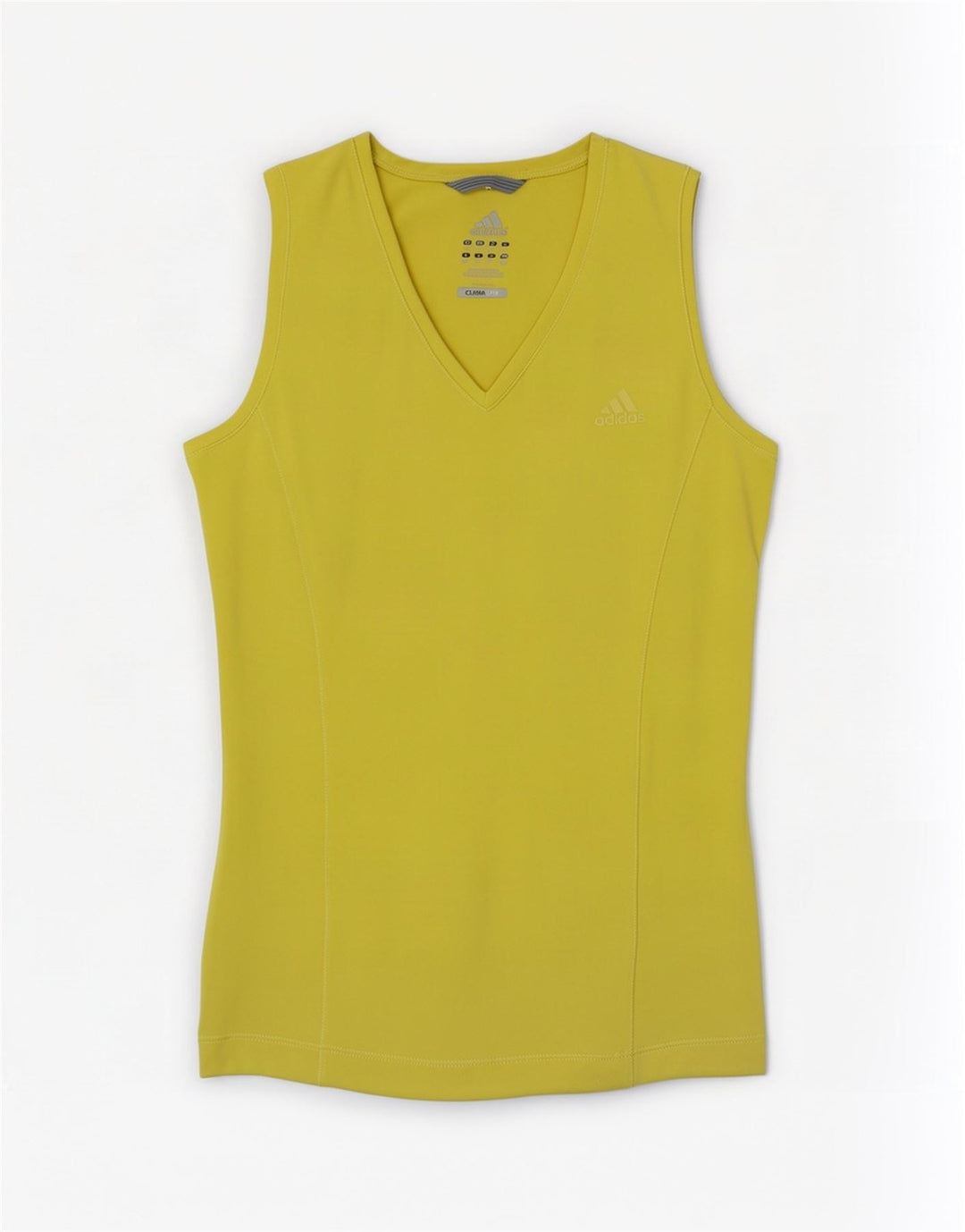 Adidas Γυναικείο γιλέκο Climalite Top UK 14 Medium Yellow Polyester