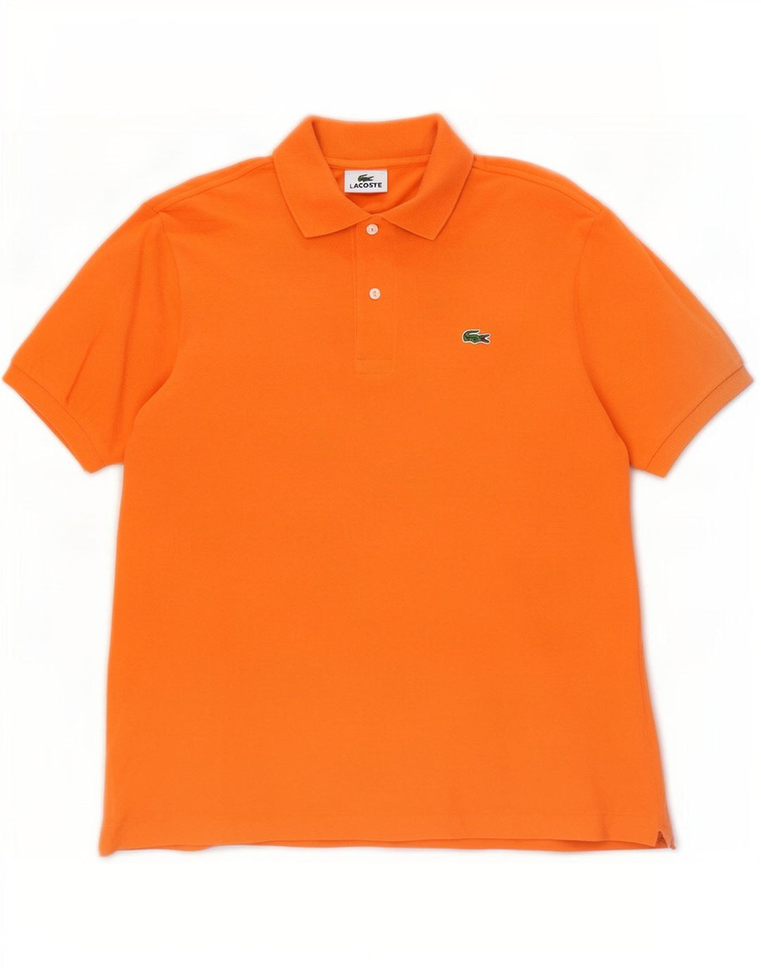 Ανδρικό πουκάμισο Polo Lacoste, Μέγεθος 4, Βαμβακερό μεσαίο πορτοκαλί