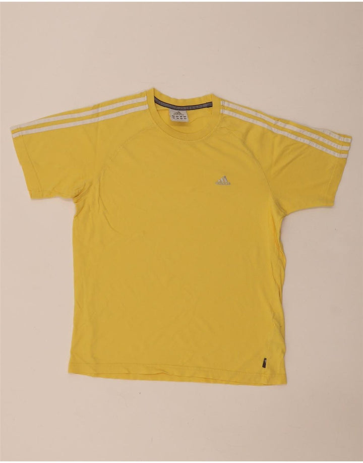 Ανδρικό T-Shirt Adidas Top Μικρό κίτρινο βαμβακερό