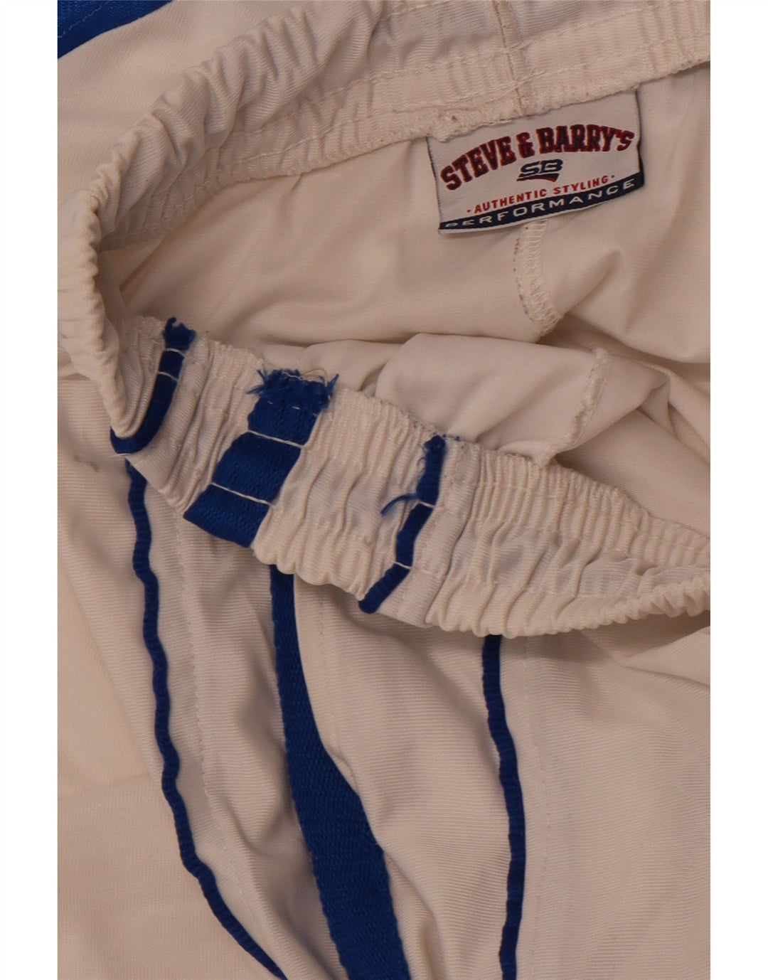 Ανδρικό αθλητικό σορτς STEVE & BARYY'S Μεγάλο λευκό χρώμα πολυεστέρα