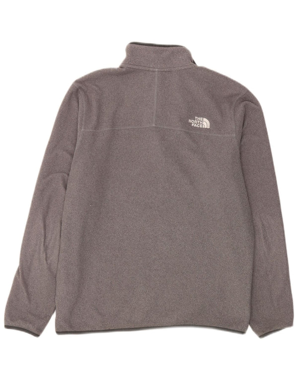 The North Face Ανδρικό φερμουάρ με λαιμόκοψη Fleece Jumper Medium Grey Polyester Sports