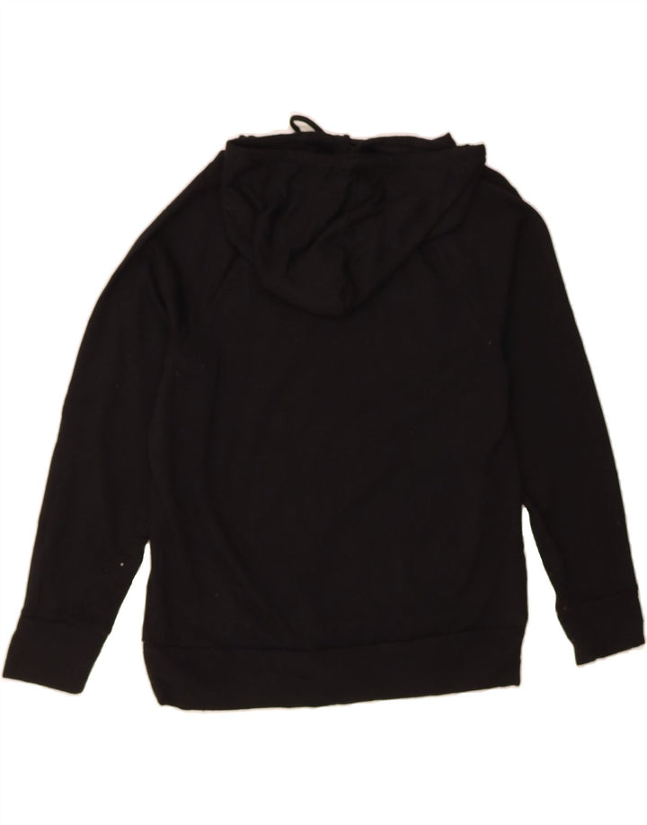EDDIE BAUER Womens Hoodie Jumper UK 10 Small Black Polyester Vintage Eddie Bauer and Second-Hand Eddie Bauer from Messina Hembry 