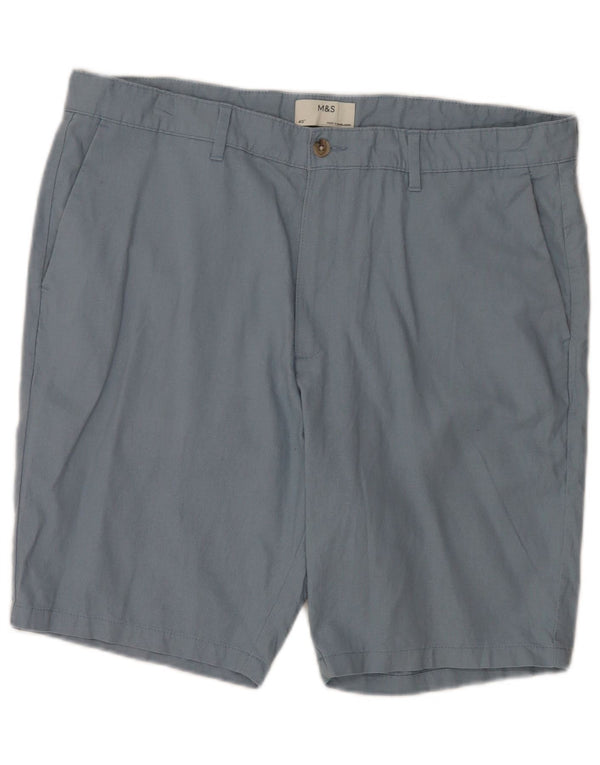 Ανδρικό σορτς Chino Marks & Spencer W40 XL Μπλε λινό
