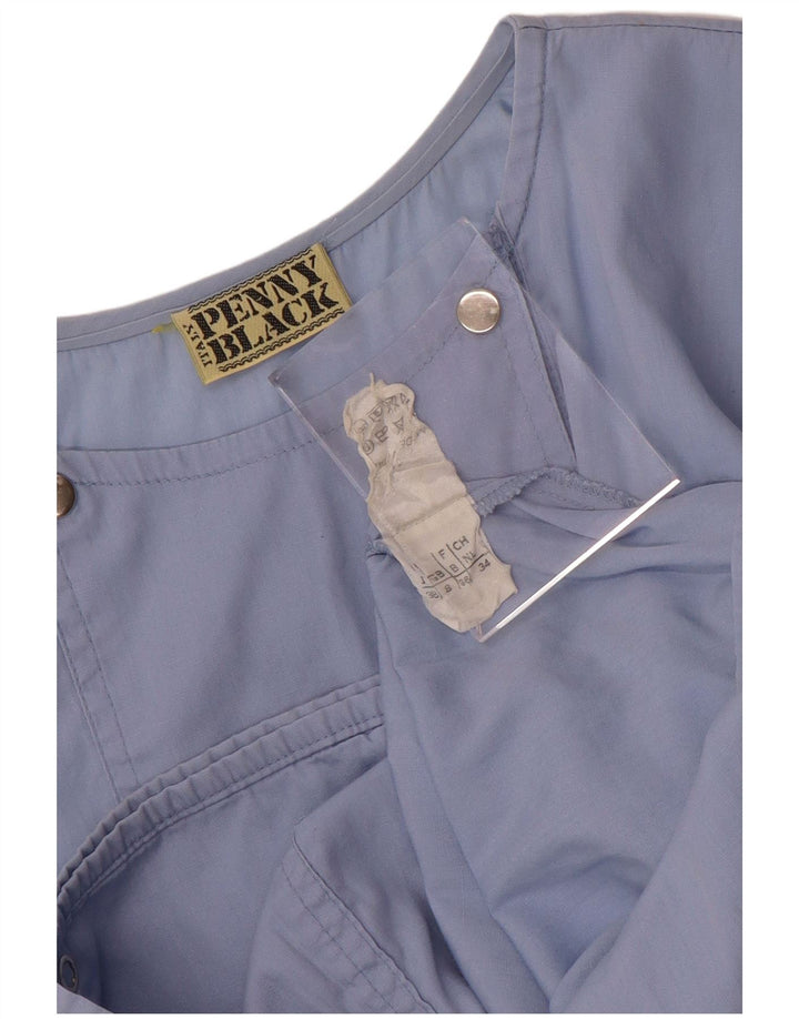 Penny Black Γυναικείο Διπλό Μπουφάν Bomber UK 8 Small Blue Cotton