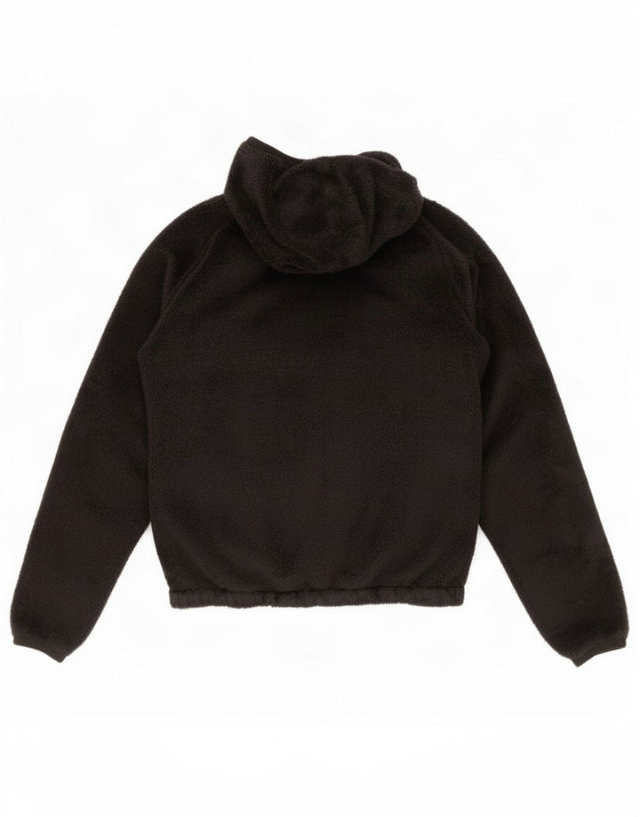 The North Face γυναικείο φλις μπουφάν με κουκούλα UK 10 Small Black Polyester