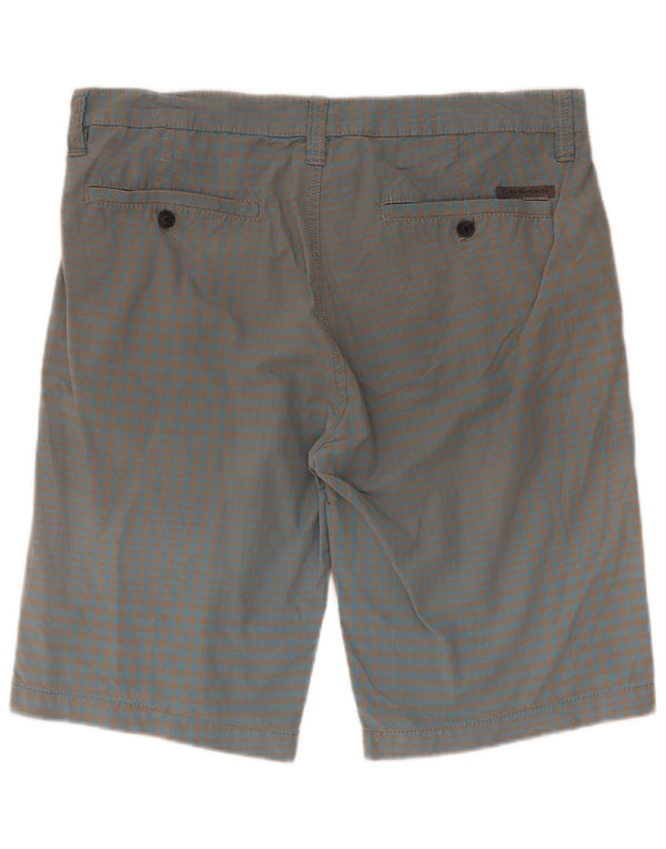 Ανδρικό σορτς Cargo Calvin Klein W33 Large Blue Gingham