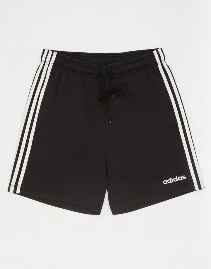 Ανδρικό αθλητικό σορτς Adidas, μεσαίο μαύρο βαμβακερό