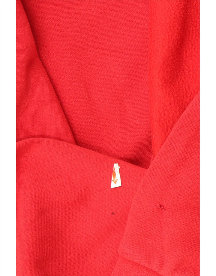 ADIDAS Φούτερ αγοριών Jumper 15-16 ετών Κόκκινο βαμβακερό