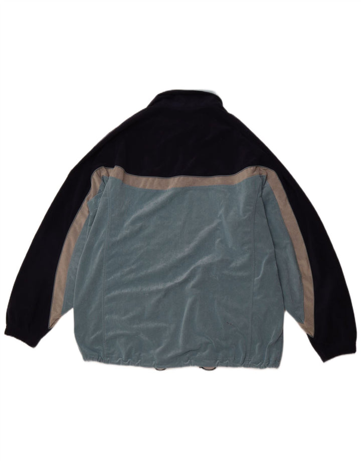 Ανδρική αθλητική φόρμα ASICS Top Jacket Large Blue Colourblock Polyester Sports