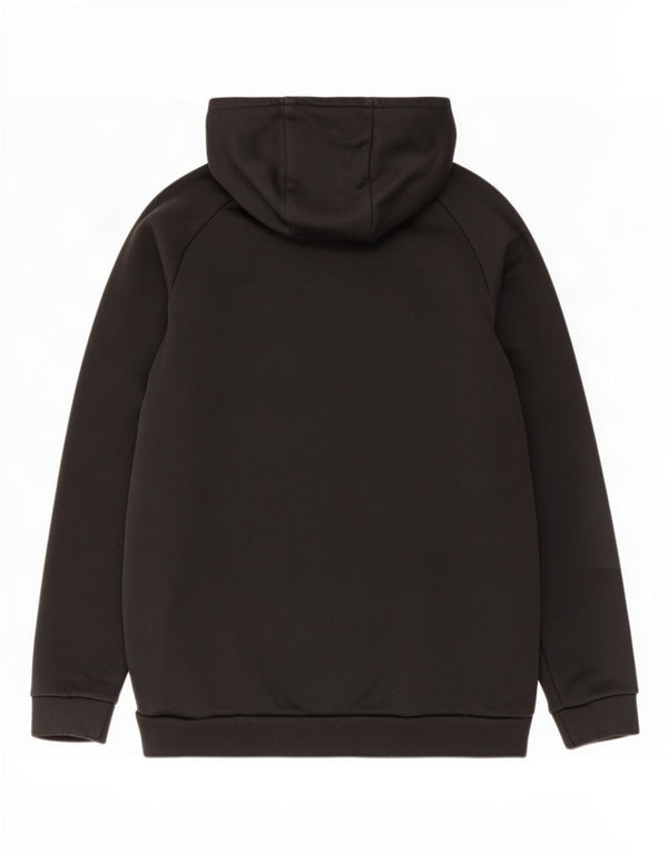 Nike Mens Dri Fit Graphic Hoodie Jumper Μεσαίο μαύρο πολυεστέρα