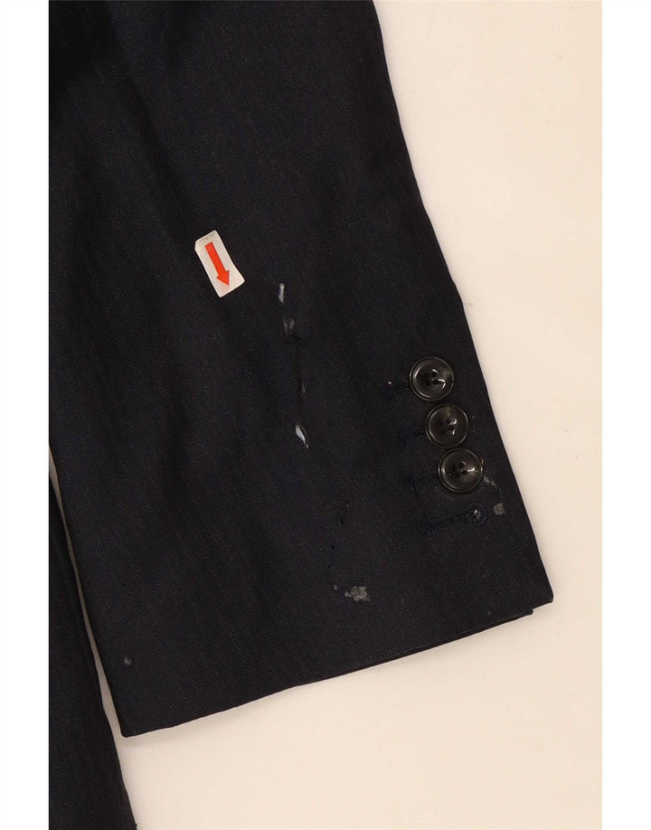 Marks & Spencer Ανδρικό μπλέιζερ με 2 κουμπιά μπουφάν UK 38 Medium Navy Blue Wool