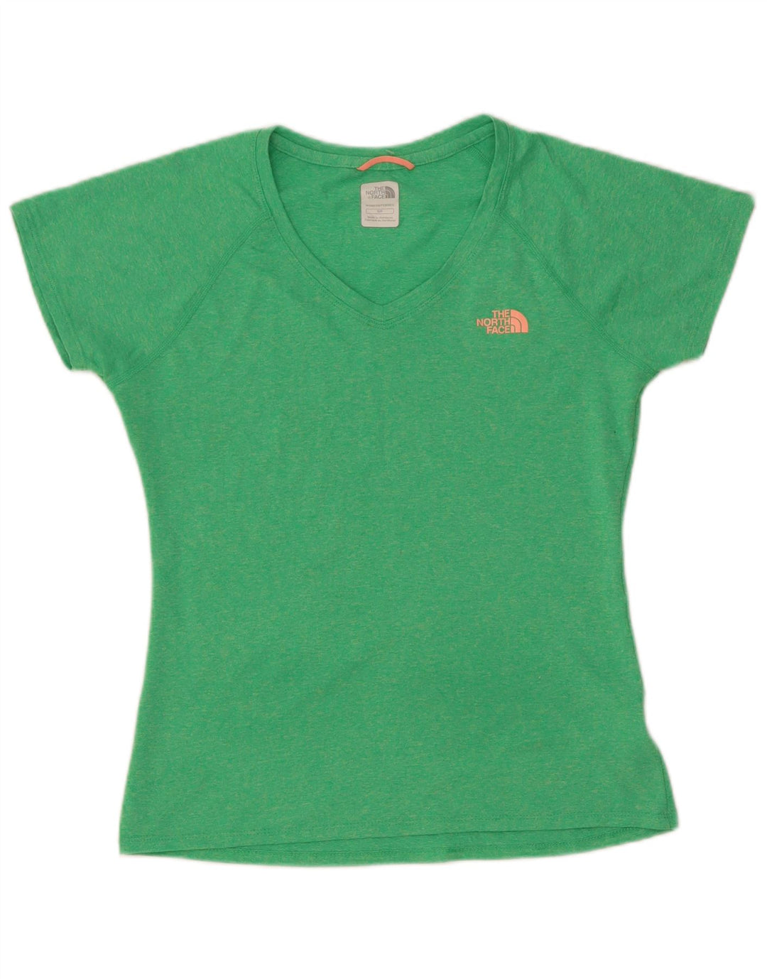Γυναικείο T-Shirt North Face Top UK 10 Small Green Polyester