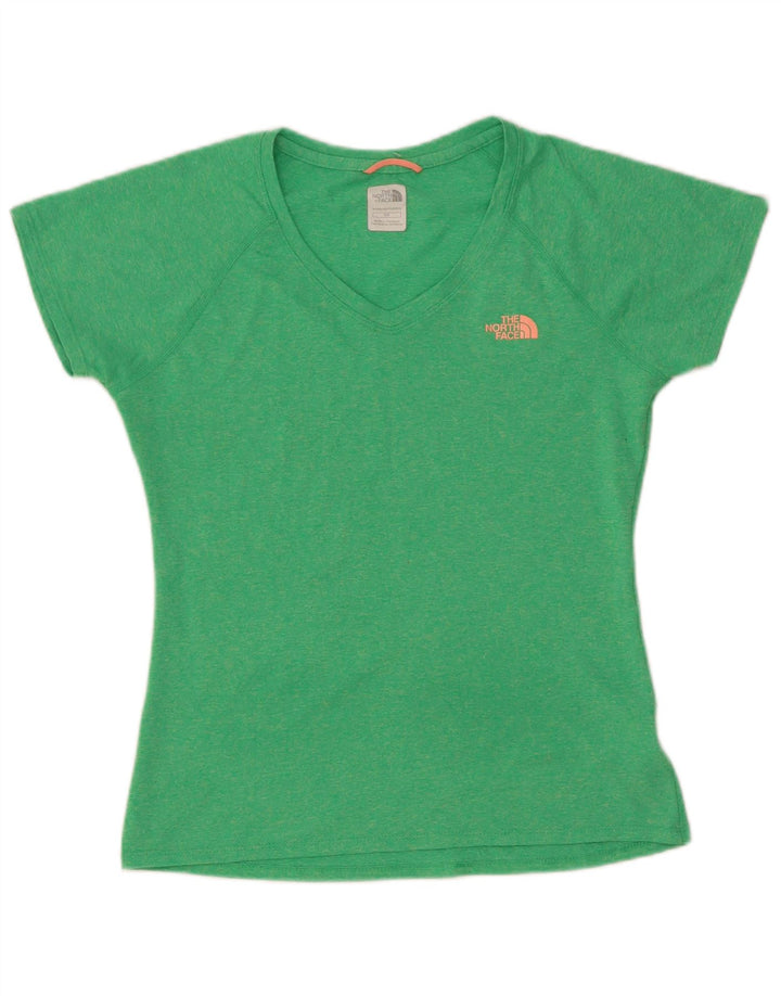 Γυναικείο T-Shirt North Face Top UK 10 Small Green Polyester