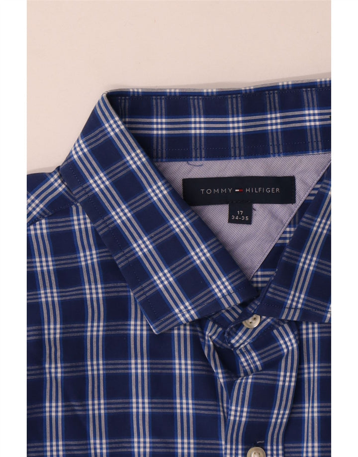 Ανδρικό πουκάμισο Tommy Hilfiger 17 XL Navy Blue Check
