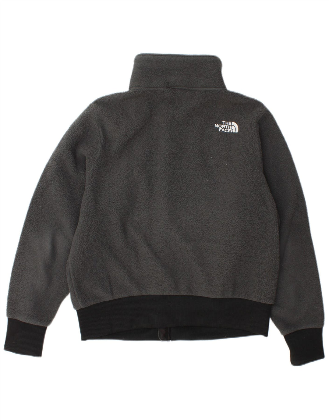 The North Face Γυναικείο Fleece Jacket UK 14 Medium Grey Colourblock
