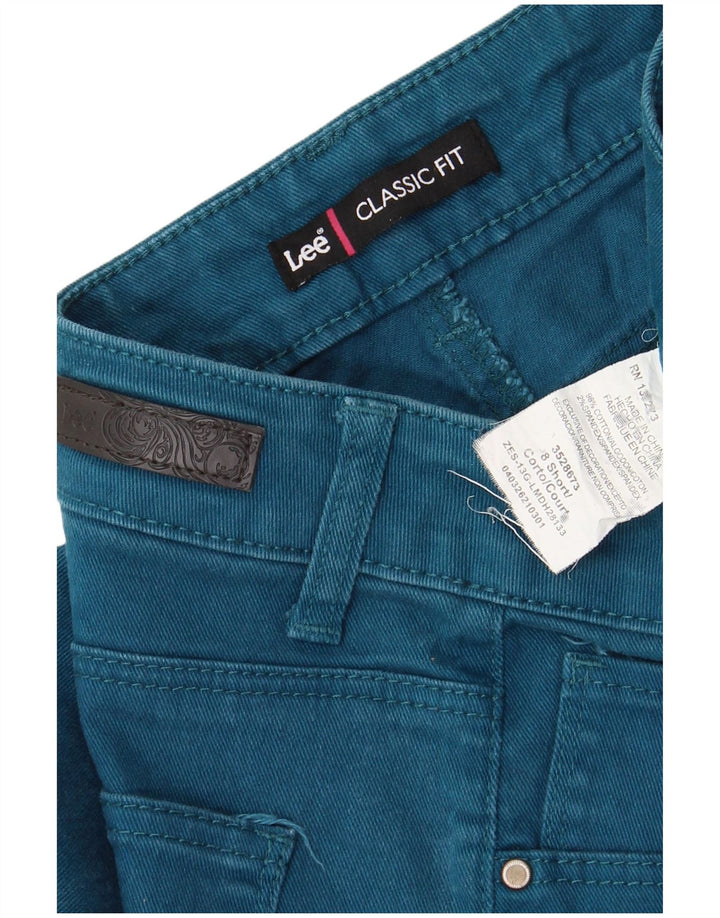 Lee Womens Classic Fit Straight Jeans US 8 Medium W30 L29 Μπλε βαμβακερό