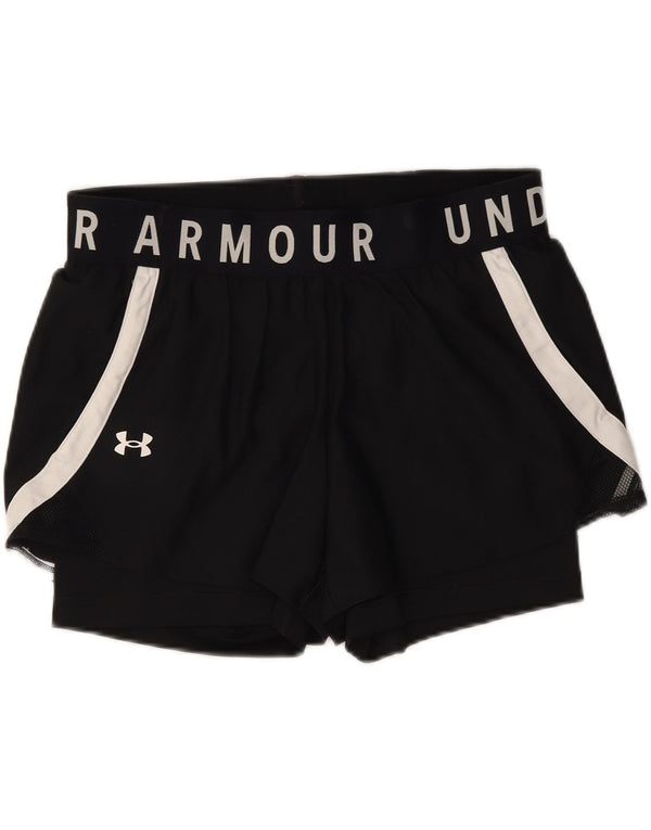 Γυναικείο γραφικό αθλητικό σορτς Under Armour UK 14 Large Black Colourblock