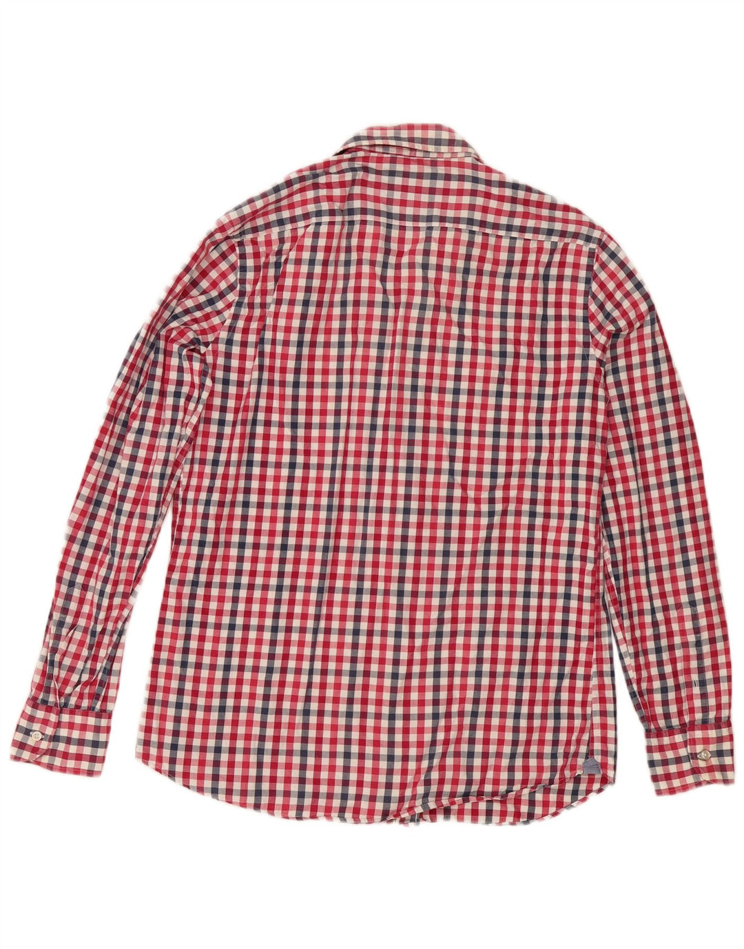 Ανδρικό πουκάμισο Massimo Dutti, μεσαίο κόκκινο Gingham