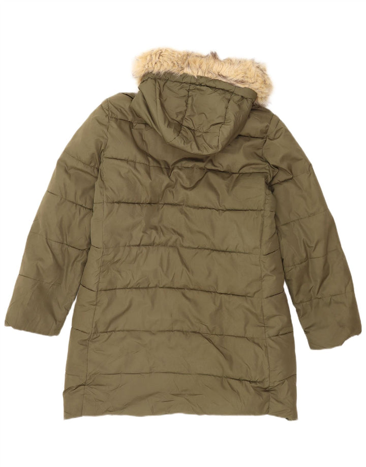 Gap Ανδρικό παλτό με κουκούλα UK 40 Large Khaki Polyester