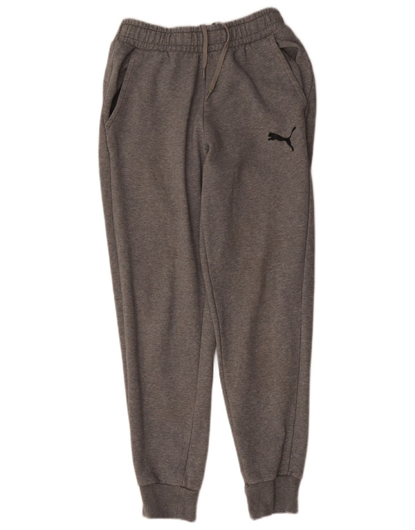 Γυναικεία αθλητική φόρμα Puma Παντελόνι Joggers UK 12 μεσαίο γκρι βαμβακερό