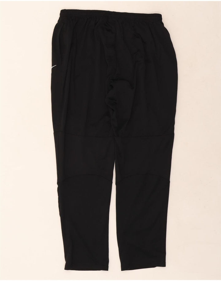 Ανδρικό παντελόνι αθλητικής φόρμας Nike Dri Fit 2XL μαύρο πολυεστέρα