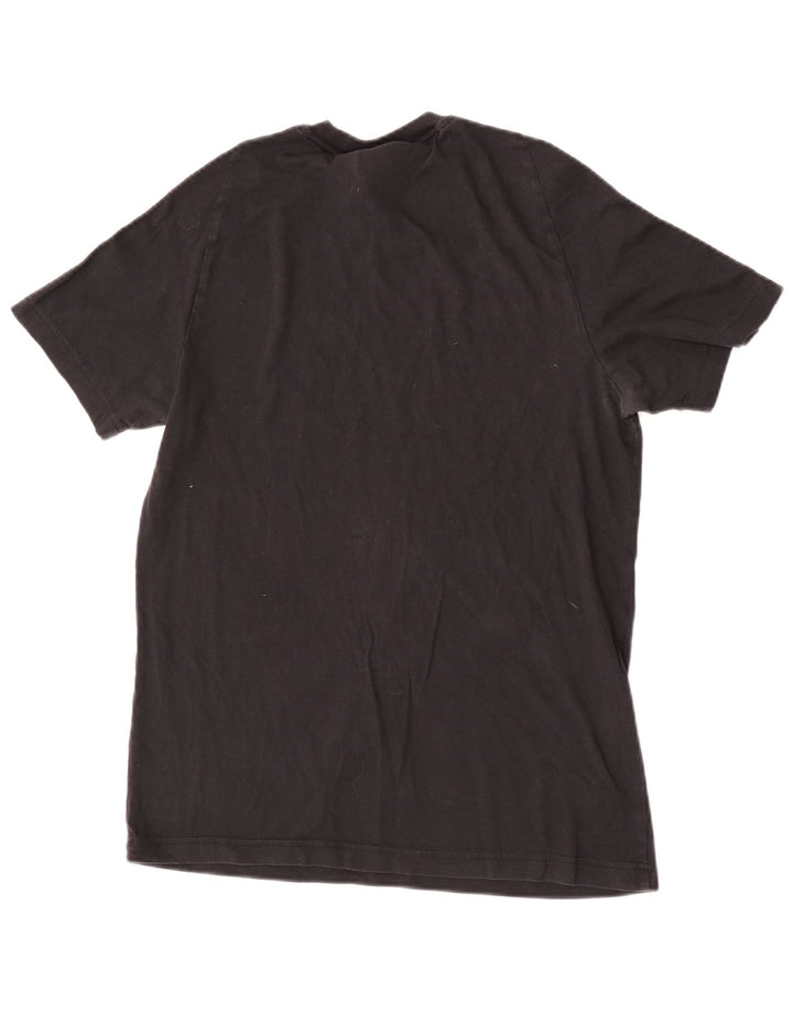 Ανδρικό T-Shirt Adidas Τοπ μεσαίο μαύρο βαμβακερό