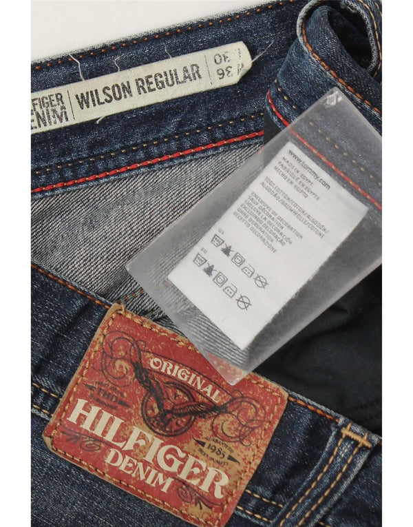 Tommy Hilfiger Mens Wilson Regular Straight Jeans W36 L30 Blue Cotton