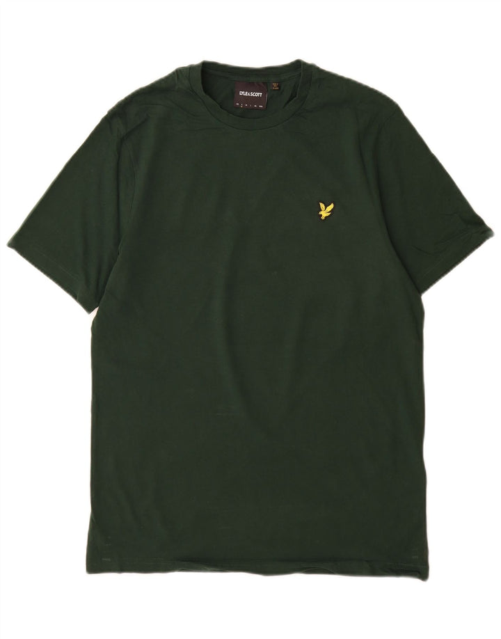Ανδρικό T-Shirt Lyle & Scott Top Μικρό πράσινο βαμβακερό