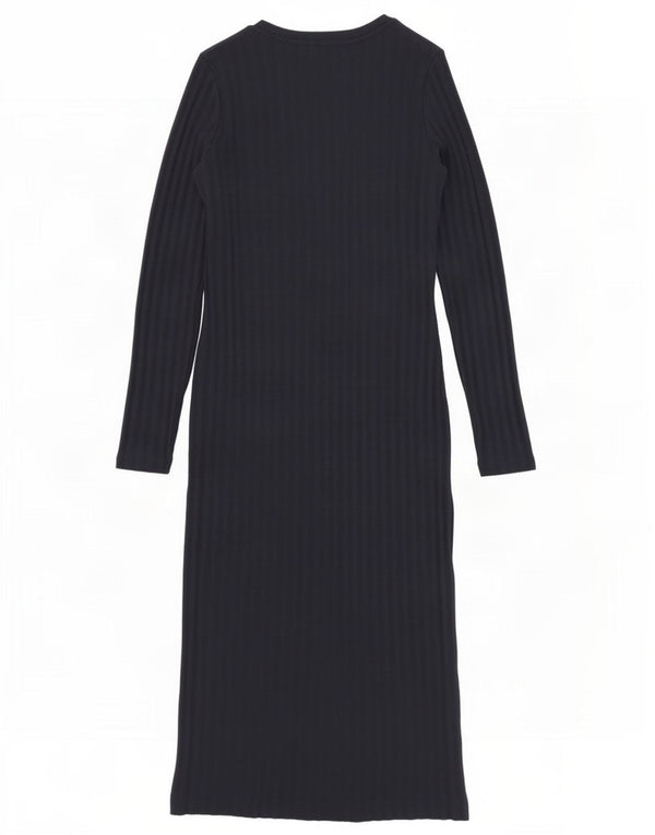 Marks & Spencer Γυναικείο μακρυμάνικο φόρεμα UK 8 Small Navy Blue
