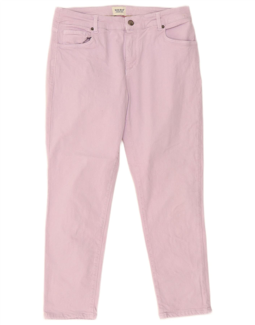 White Stuff Γυναικείο Crop Straight Jeans W30 L25 Μωβ βαμβακερό