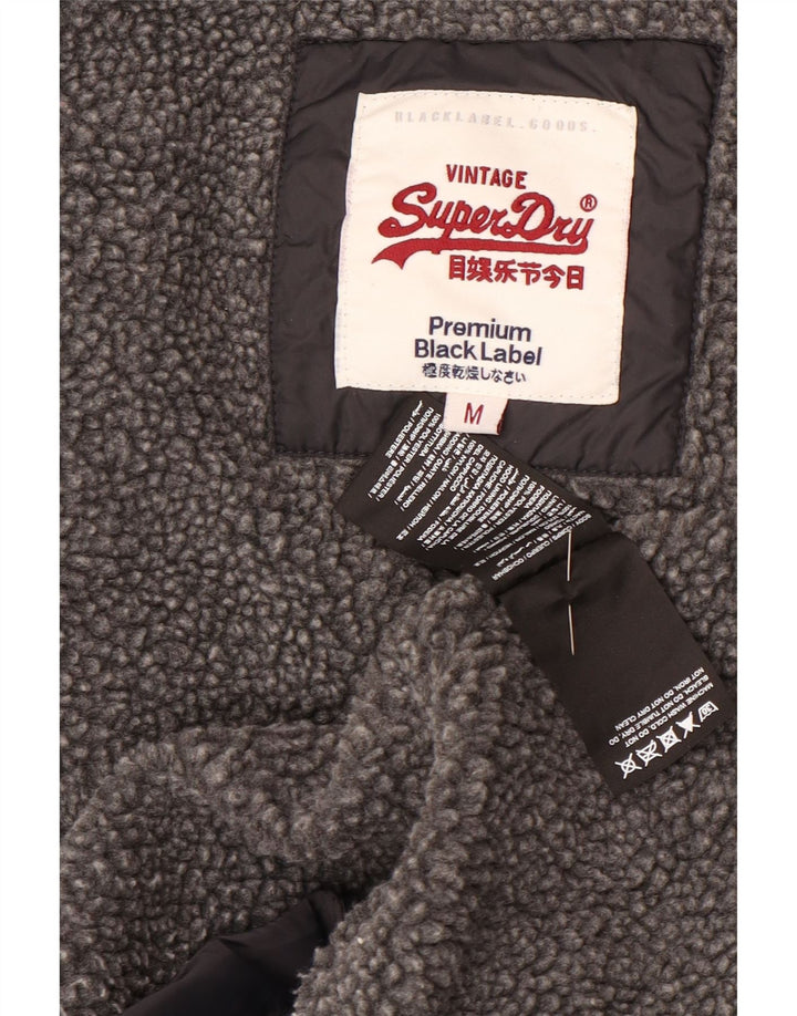 SUPERDRY Ανδρική κουκούλα με επένδυση Gilet UK 38 Medium Navy Blue Nylon