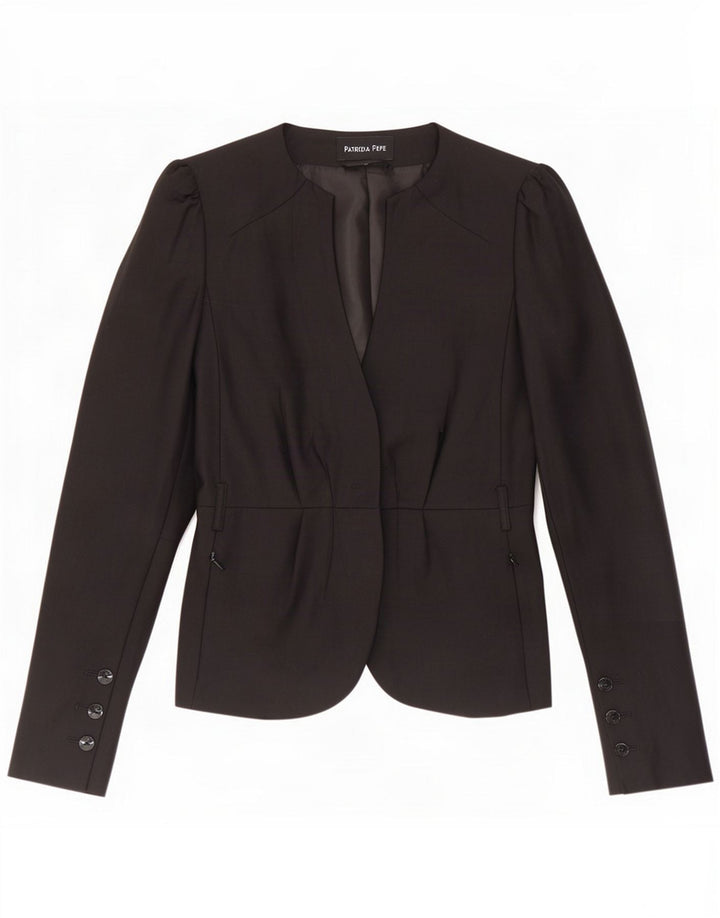 Patrizia Pepe Γυναικείο μπουφάν blazer IT 40 Small Black Wool