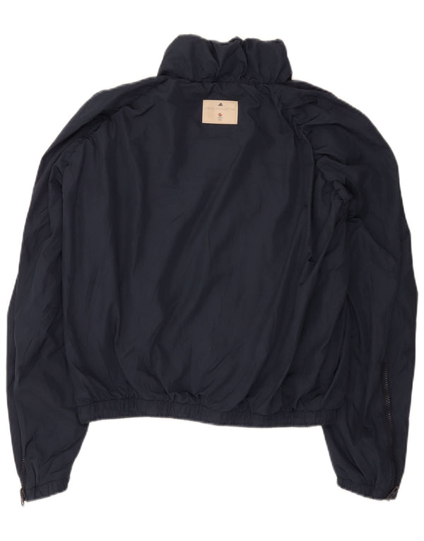 Adidas Γυναικείο μπουφάν βροχής Stella McCartney UK 10 Small Navy Blue
