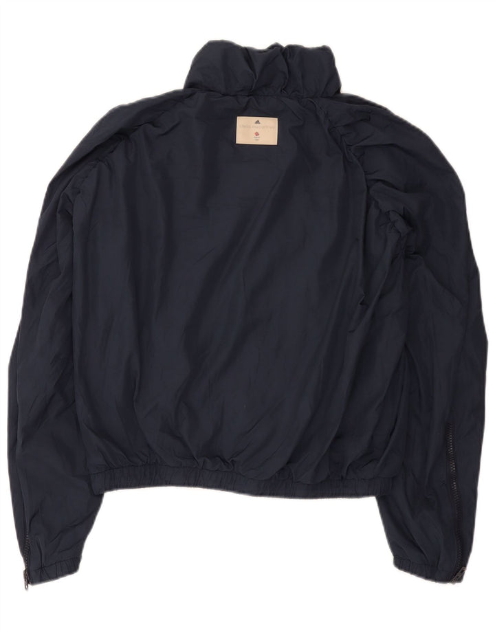 Adidas Γυναικείο μπουφάν βροχής Stella McCartney UK 10 Small Navy Blue