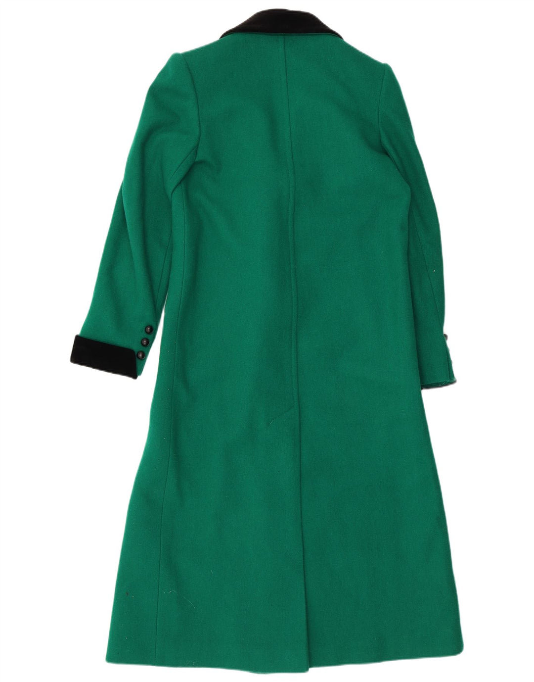 WINDSMOOR Γυναικείο παλτό με διπλό στήθος UK 10 Small Green Wool