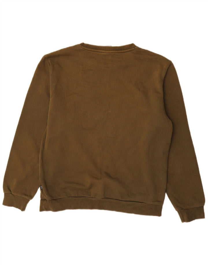 Ανδρικό γραφικό φούτερ Puma Jumper Medium Khaki Βαμβακερό