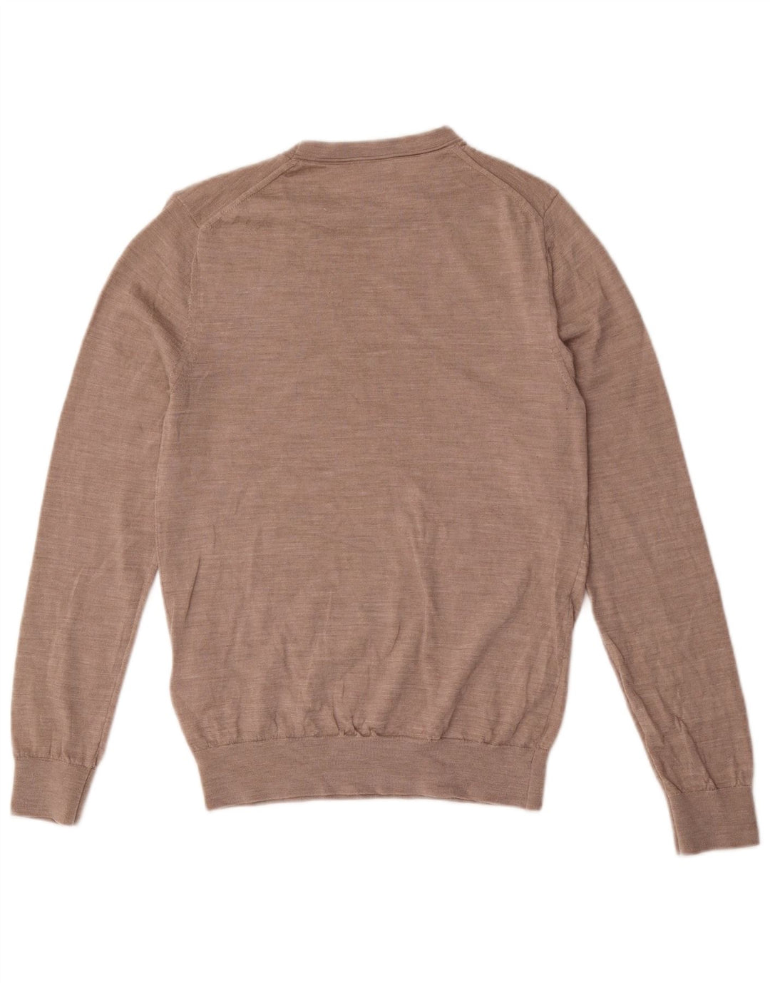 Ανδρικό πουλόβερ Reiss Crew Neck Jumper Μαλλί μεσαίο καφέ