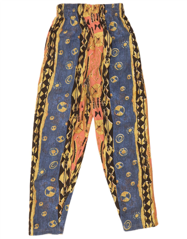 Uncle Sam Γυναικείο Ψηλόμεσο Παντελόνι Μικρό W27 L29 Βαμβακερό πολύχρωμο