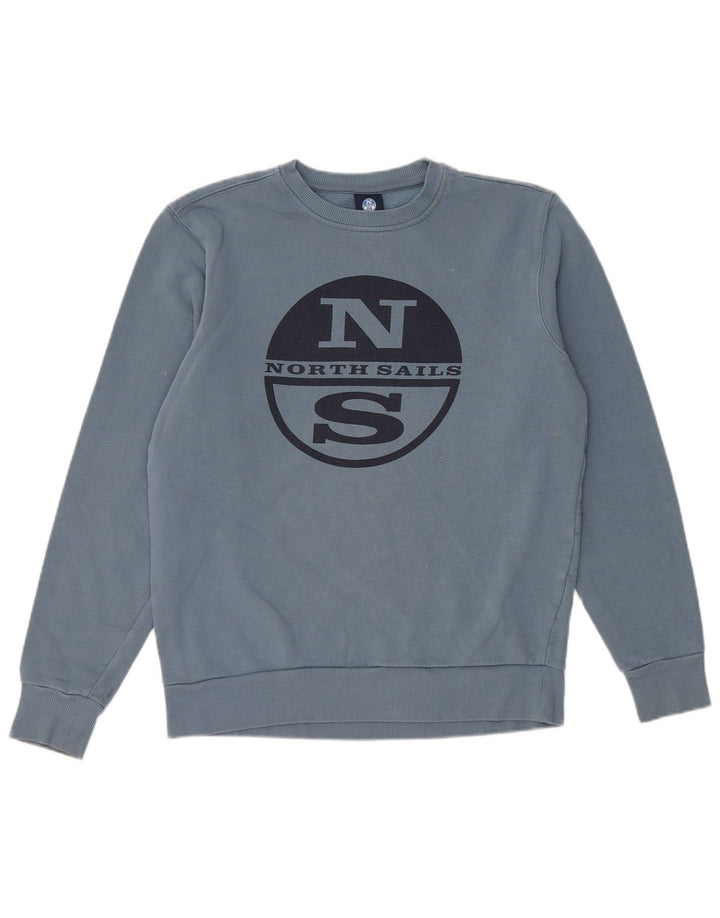 Ανδρικό γραφικό φούτερ North Sails Jumper XS Blue Cotton
