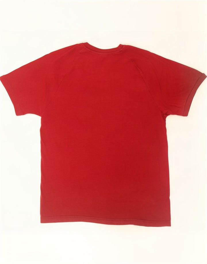 Ανδρικό T-Shirt Adidas Τοπ μεσαίο κόκκινο βαμβακερό
