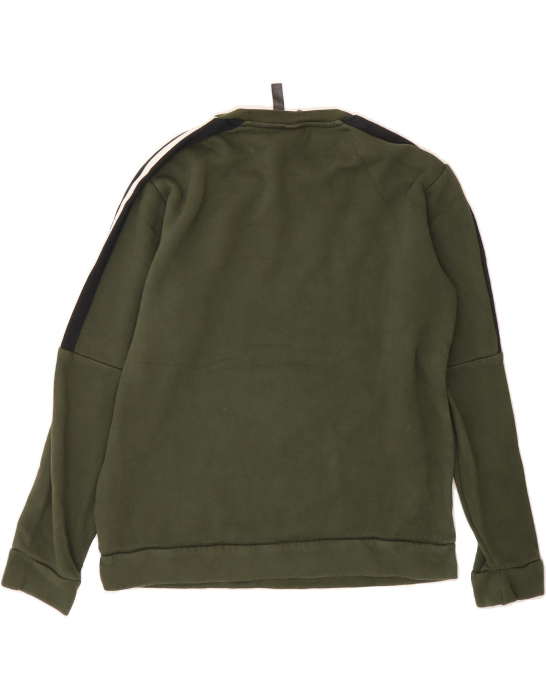 ADIDAS Mens Sweatshirt Jumper Small Khaki Cotton Vintage Adidas and Second-Hand Adidas from Messina Hembry 