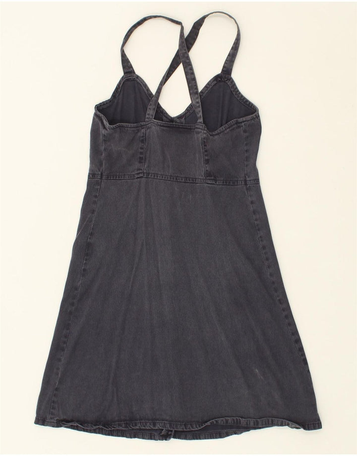 CHARRO Girls Halter Dress 7-8 Years Small Grey Lyocell | Vintage Charro | Thrift | Second-Hand Charro | Used Clothing | Messina Hembry 