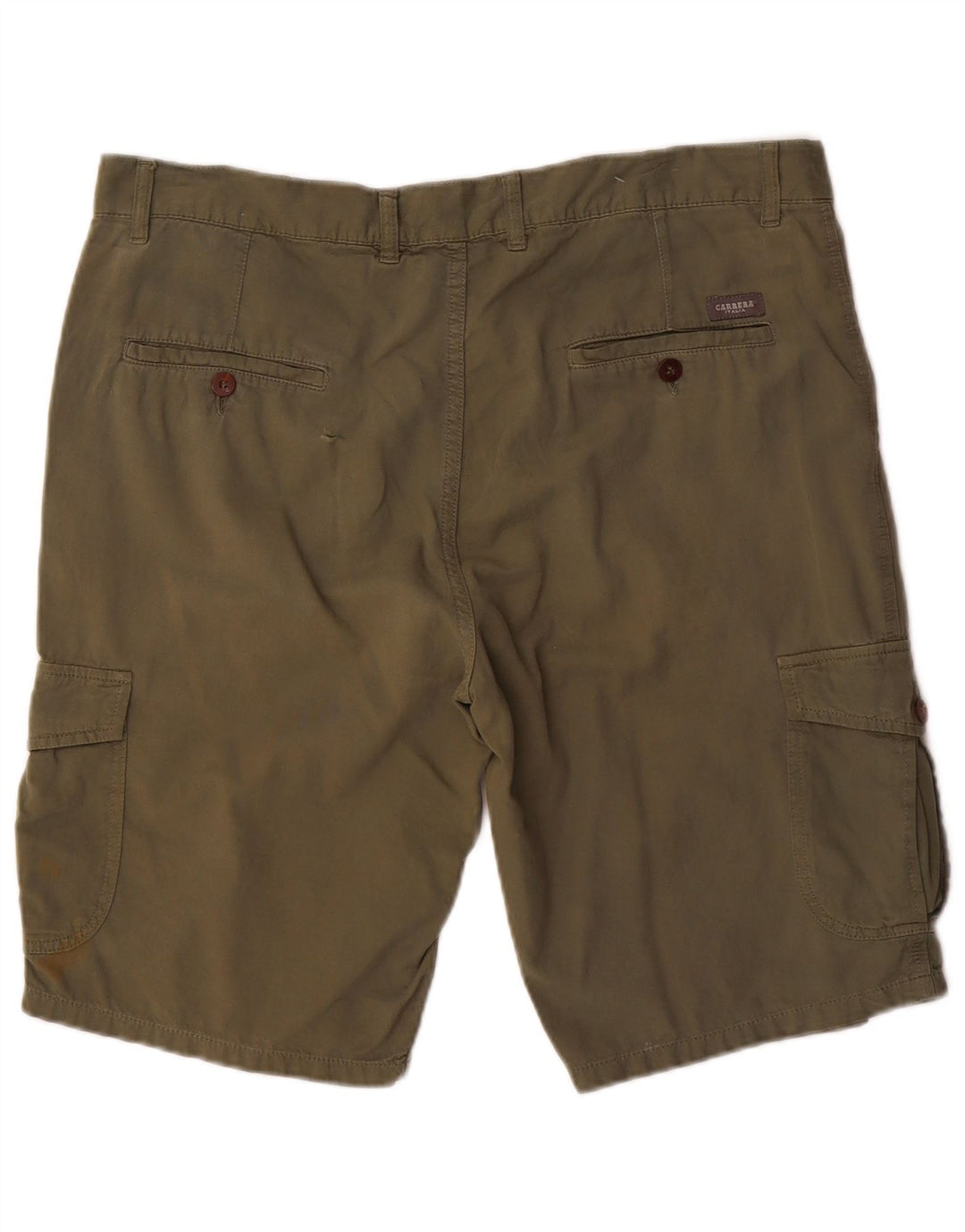 Carrera Ανδρικό Σορτς Cargo W36 Μεγάλο Χακί Βαμβακερό