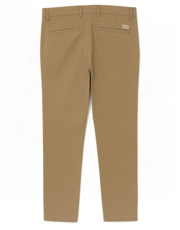 Zara Ανδρικό παντελόνι Chino Slim EU 42 Large W32 L27 Χακί βαμβακερό