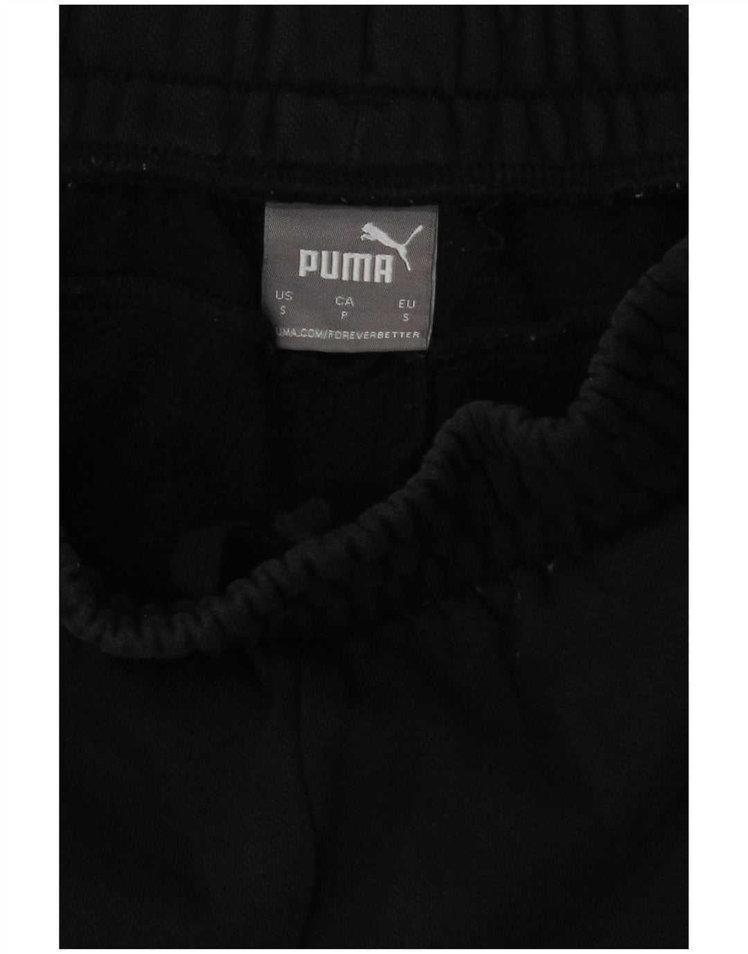Γυναικεία αθλητική φόρμα PUMA Παντελόνι Joggers UK 10 Small Black Cotton