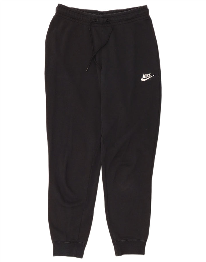 NIKE Womens Tracksuit Trousers Joggers UK 10 Small  Black