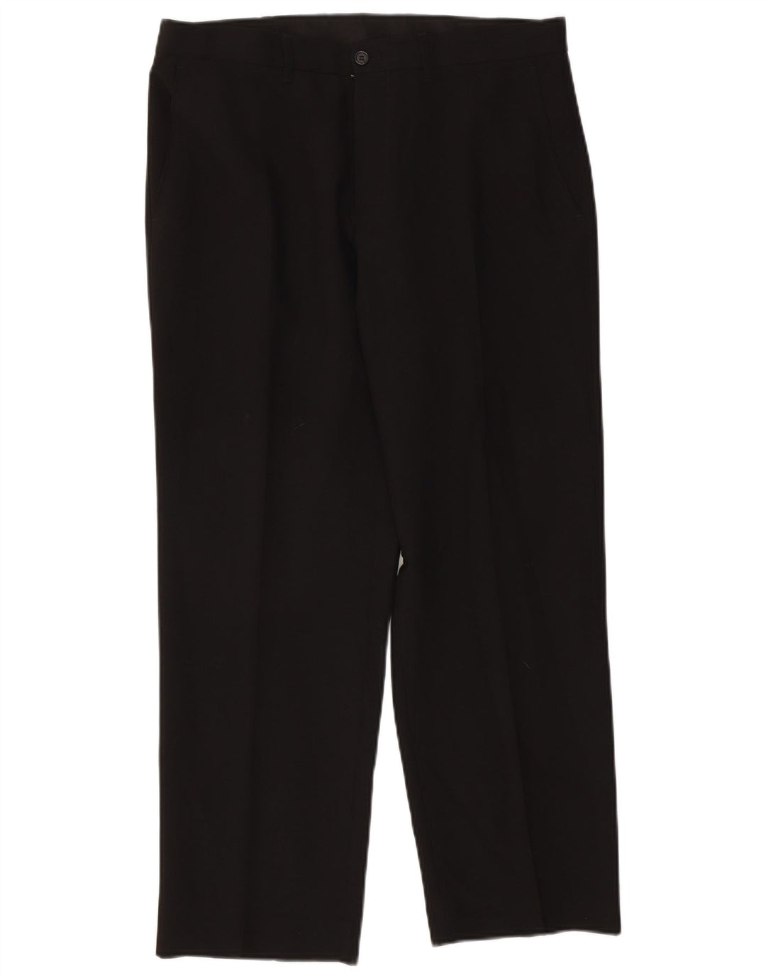 Marks & Spencer Ανδρικό ίσιο παντελόνι Chino W36 L29 Μαύρο πολυεστέρα