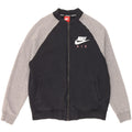 NIKE Womens Graphic Tracksuit Top Jacket UK 14 Medium Black Colourblock