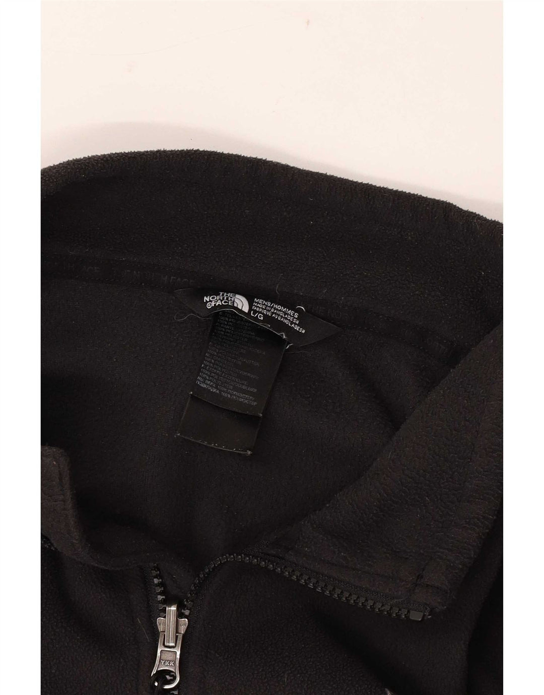 The North Face Mens Fleece Jacket UK 40 Large Black Polyester