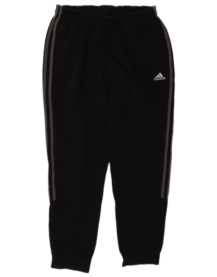 Ανδρική φόρμα Adidas Παντελόνι Joggers Μεσαίο μαύρο βαμβακερό
